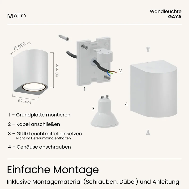 Wandleuchte VAYA