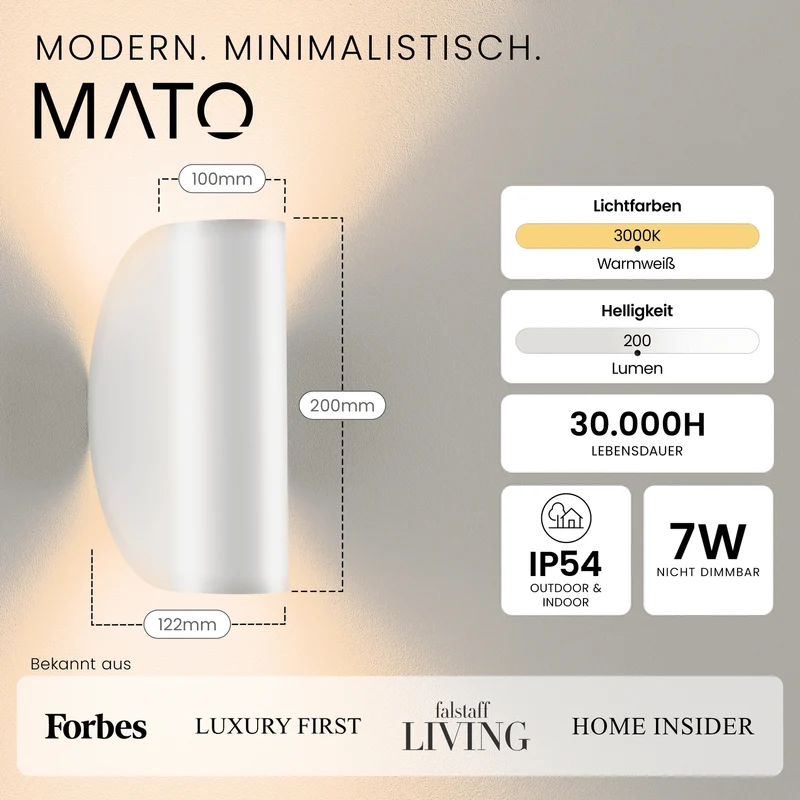Wandleuchte MILO