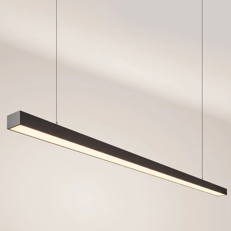 s.luce Oris LED-Linienlampe Büro-Pendelleuchte XL nach Maß 2700K
