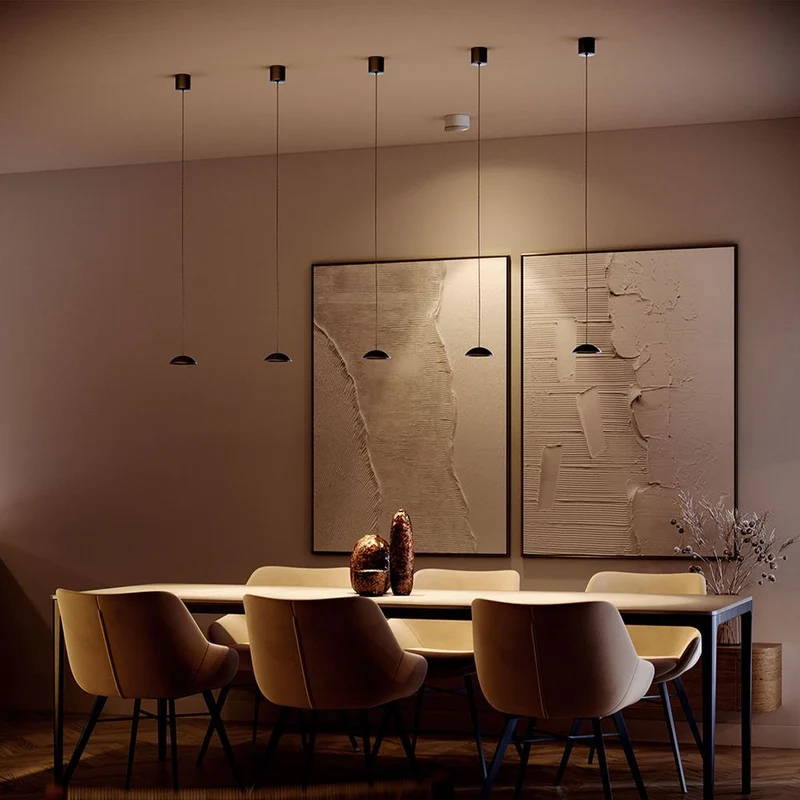 s.luce Santa Air LED Esstisch-Hängeleuchte 5-flammig 160cm