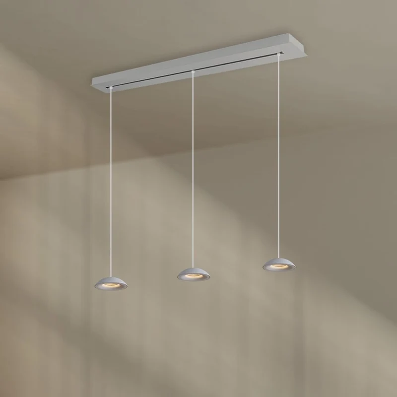 s.luce Santa Air LED Esszimmer-Pendelleuchte 3-flammig 120cm