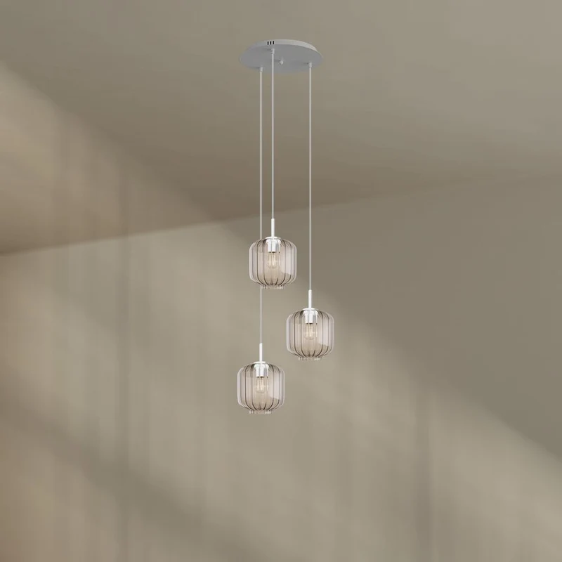 s.luce Velo 3-flammige Galerieleuchte Ø 40cm Baldachin Ø 20cm