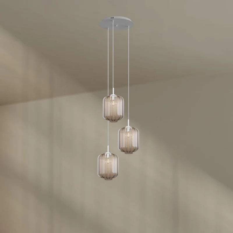 s.luce Velo 3-flammige Galerielampe Ø 40cm Baldachin Ø 25cm