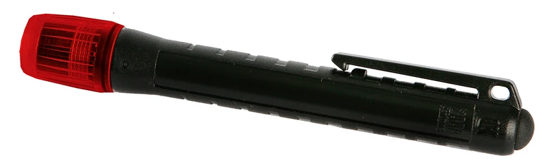 UK2AAA XENON-Stiftleuchte, ROTE Linse
