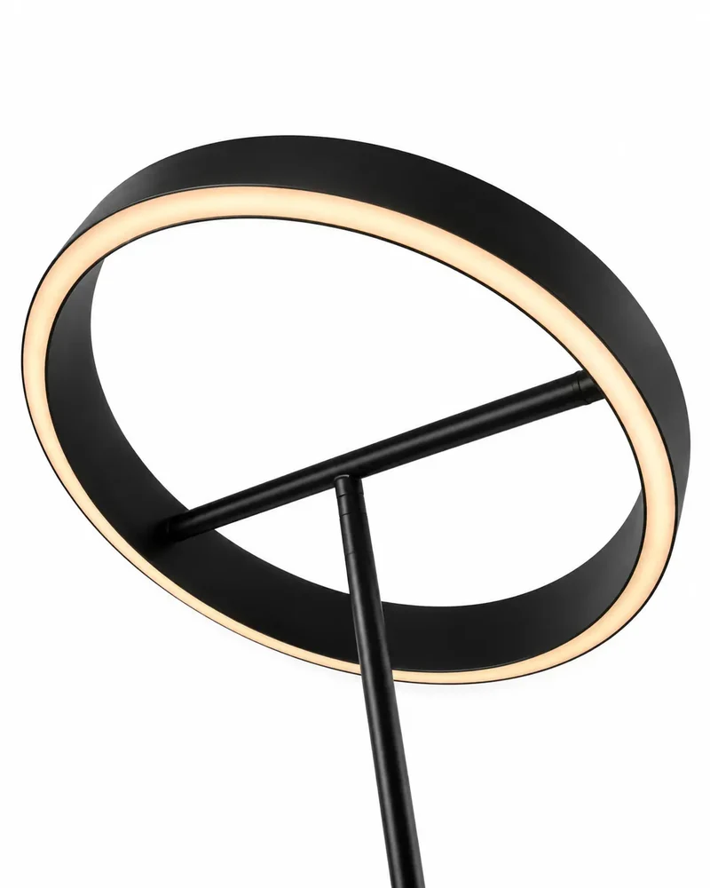 Schwarze Bogenlampe Wohnzimmer | Solara