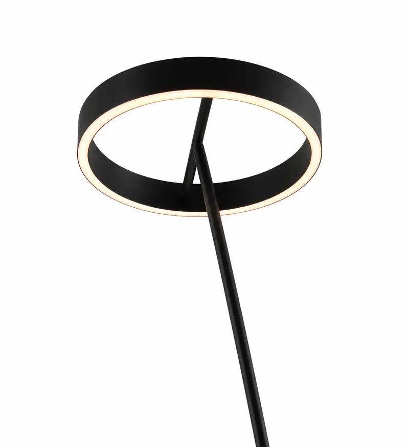 Schwarze Bogenlampe Wohnzimmer | Solara