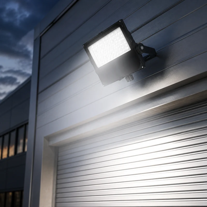 LED Bouwlamp | 120/160/200W Switch | 30.000 lm | 3000K/4000K/5700K CC-Switch | IP66 | Kantelbaar | Zwart | Aurus