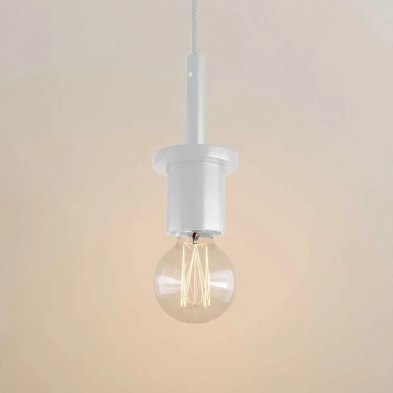 s.luce Velo Glas-Pendelleuchte Aufhängung 150cm Weiß