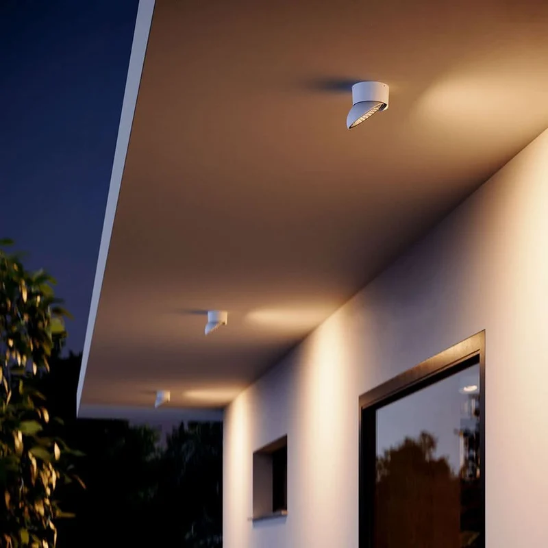 s.luce Santa Out LED Außen-Deckenleuchte IP65 drehbar