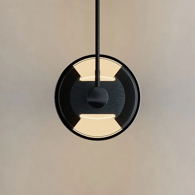 s.luce Ranya LED Up & Down Pendelleuchte mit Glas-Cover & Fernbedienung