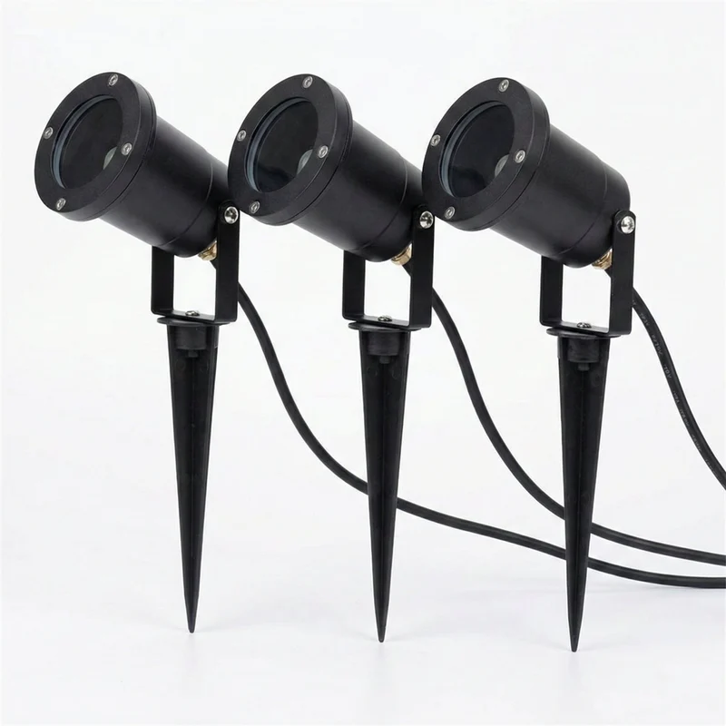 3-teilig | LED-Bodenstrahler GU10 rund | Samara | IP65