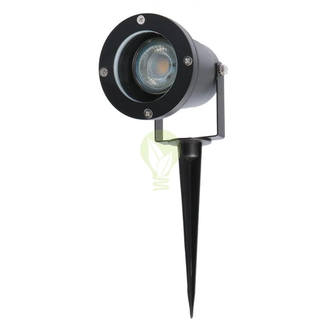 3-teiliges Set | Gartenstrahler GU10 | Komplettset | Inkl. 3x PHILIPS Strahler | Kabellos dimmbar mit Fernbedienung