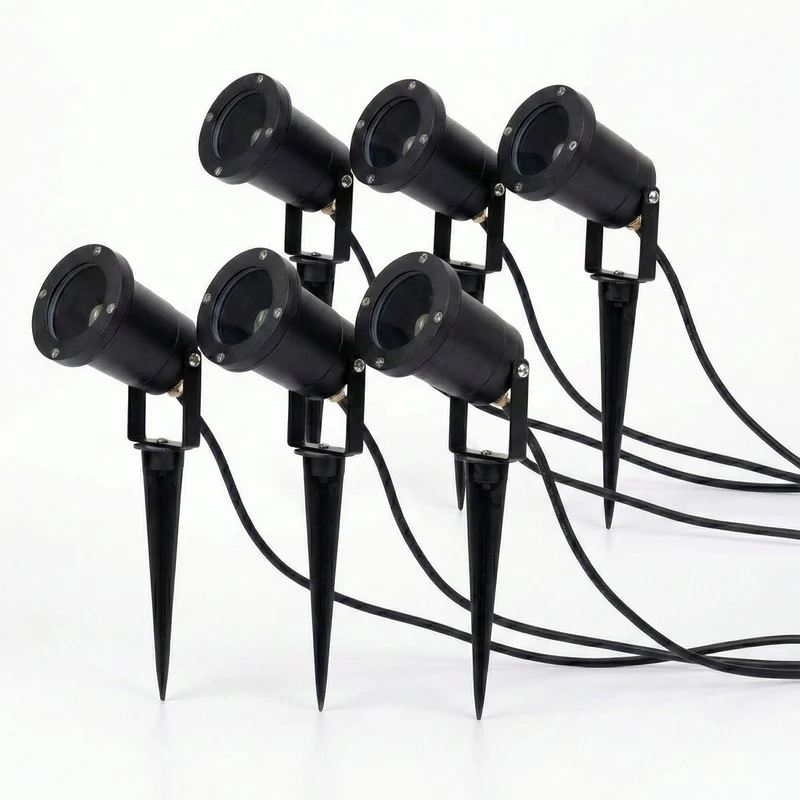6-teilig | LED-Bodenstrahler GU10 rund | Samara | IP65