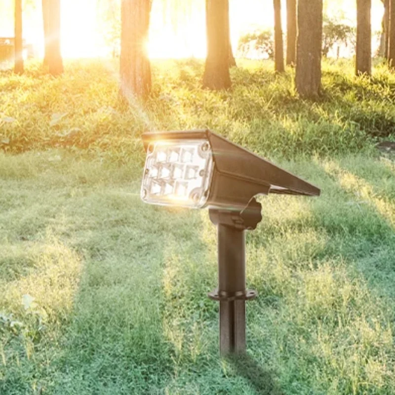 6-teilig | Solar-Bodenleuchte / Erdspießleuchte 2 Watt mit Erdspieß – 3000 K Warmweiß