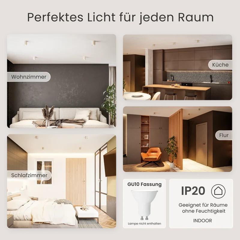 Aufbauspot VIA, GU10