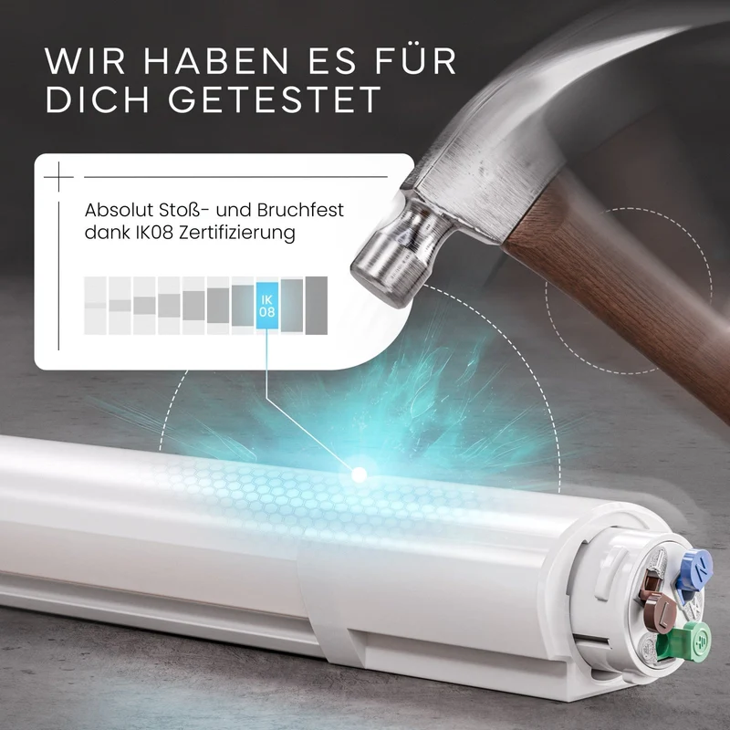 LED Feuchtraumleuchte SLIM, 120cm