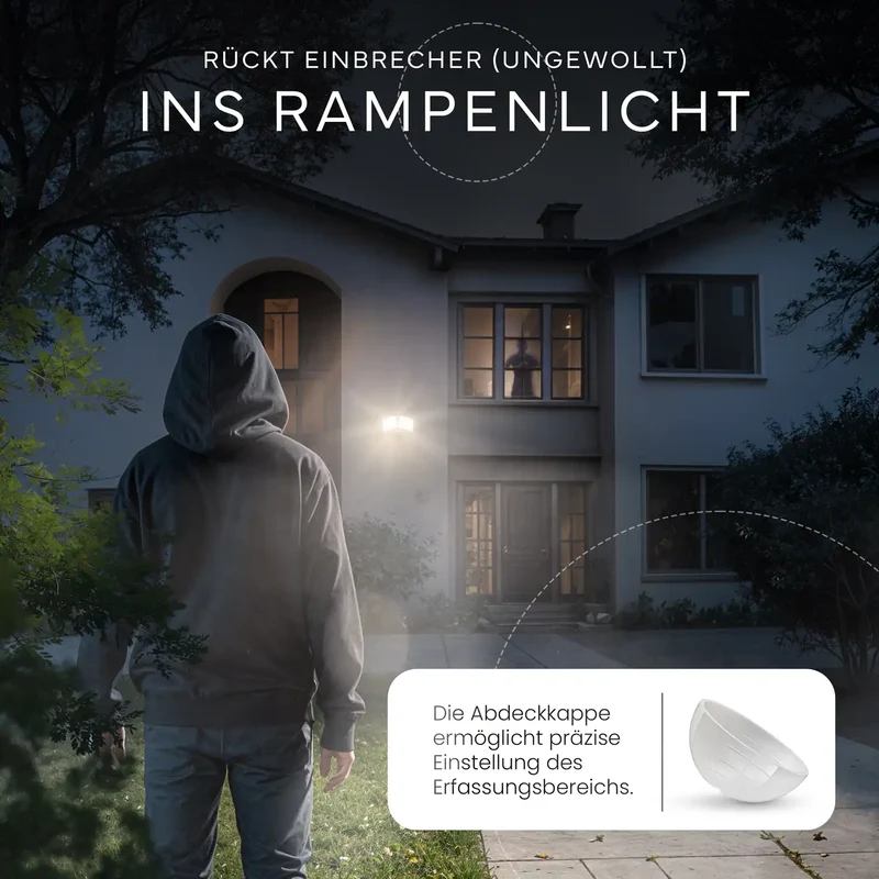 Wandleuchte LUMAX DUO mit Sensor