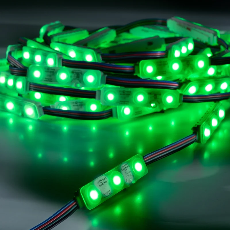 leds.de LED-Module, 3 LEDs, 12V, 50 Stück