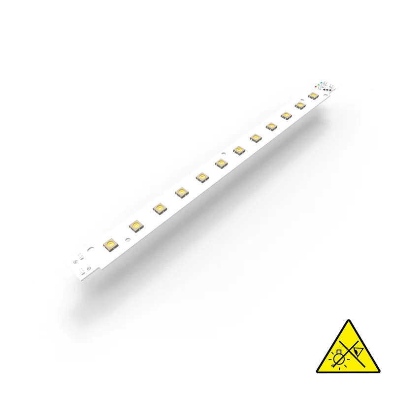 Violet UV LED-Modul, 12x UV-LEDs, 281x19,2mm