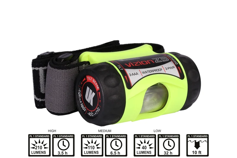UK 3AAA Vizion Z3 Eigensichere - LED-Kopflampe