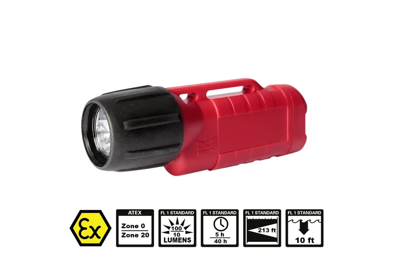 UK 2AA eLED Herculite - Chemikalienbeständige Taschenlampe