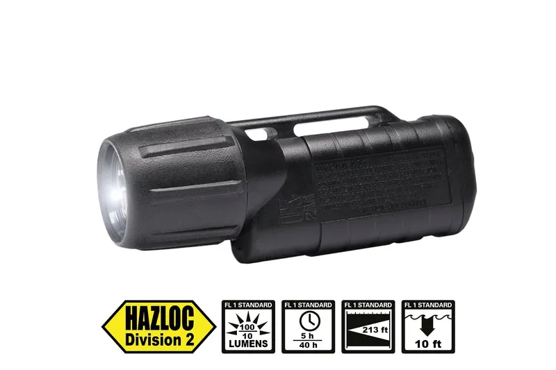 UK 2AA eLED Z2 mit Heckschalter - Sicherheitszertifizierte Taschenlampe