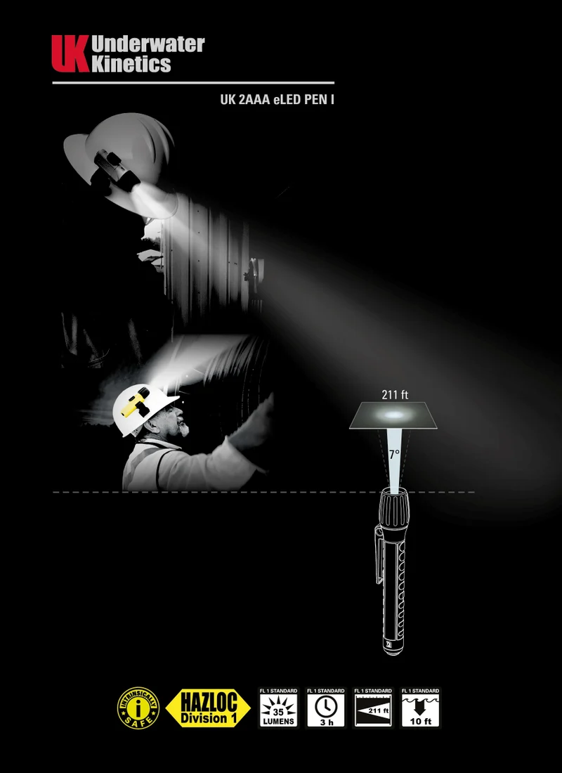 UK 2AAA eLED Penlight I - Eigensichere Taschenlampe