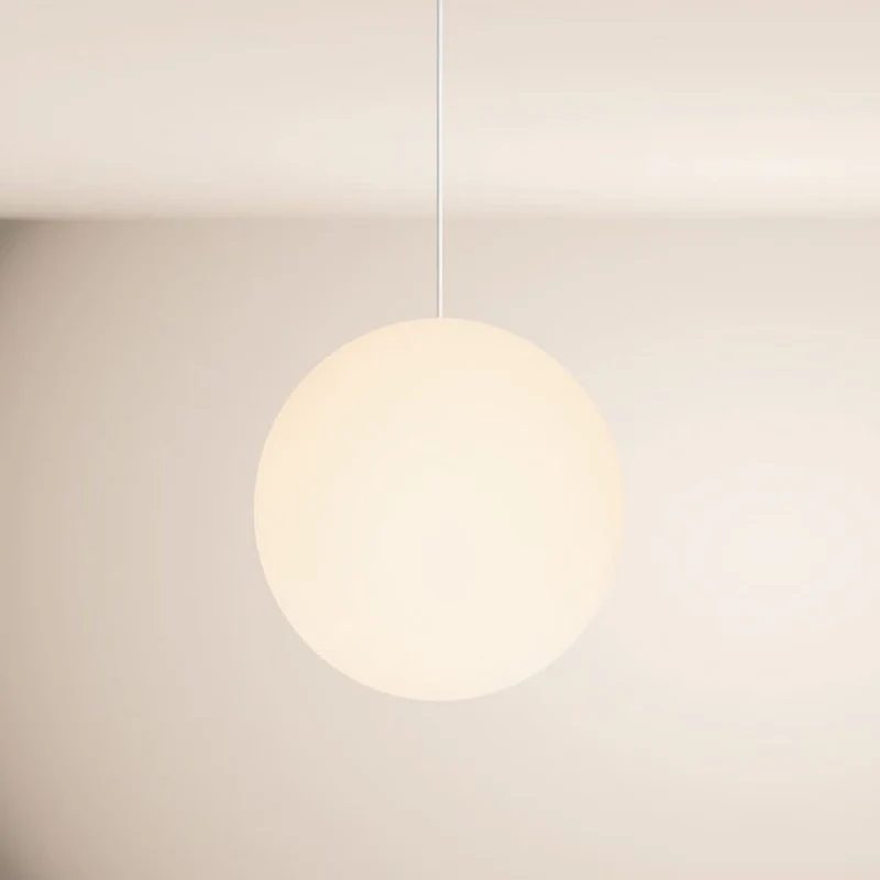s.luce Orb Glaskugel Galerieleuchte Aufhängung 500cm Weiß