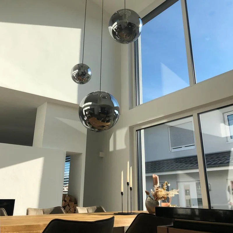 s.luce Orb Glaskugel Galerieleuchte Aufhängung 500cm Weiß