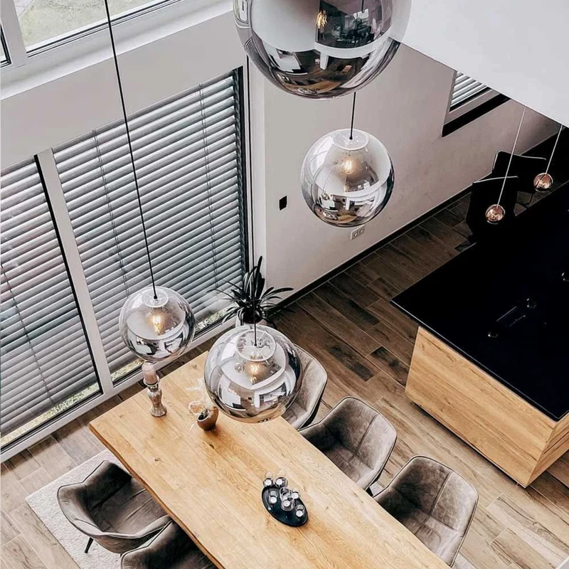 s.luce Orb Glaskugel Pendelleuchte Aufhängung 150cm Weiß