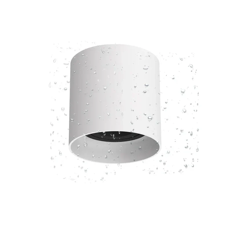 Anti-glare Bathroom Ceiling Light Fitting | Surface Mounted, Round, Rigid