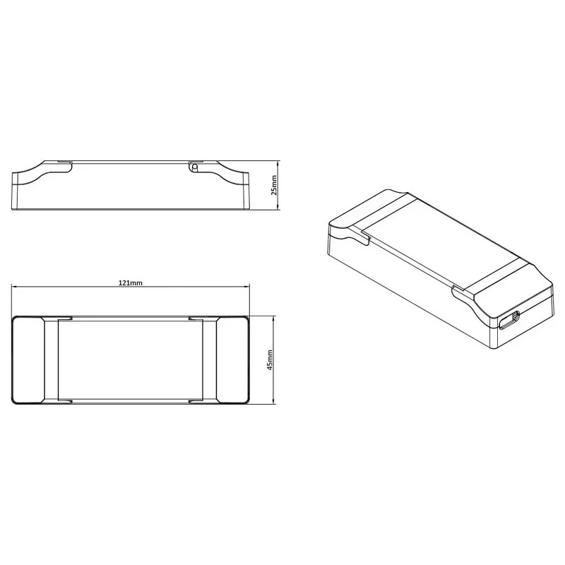 DALI LED Dimmer | 24VDC 5A DT6 Dimmable