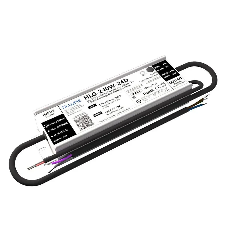 DALI Dimmable Power Supply AC/DC 240W | Constant Voltage 24V DT6 10A