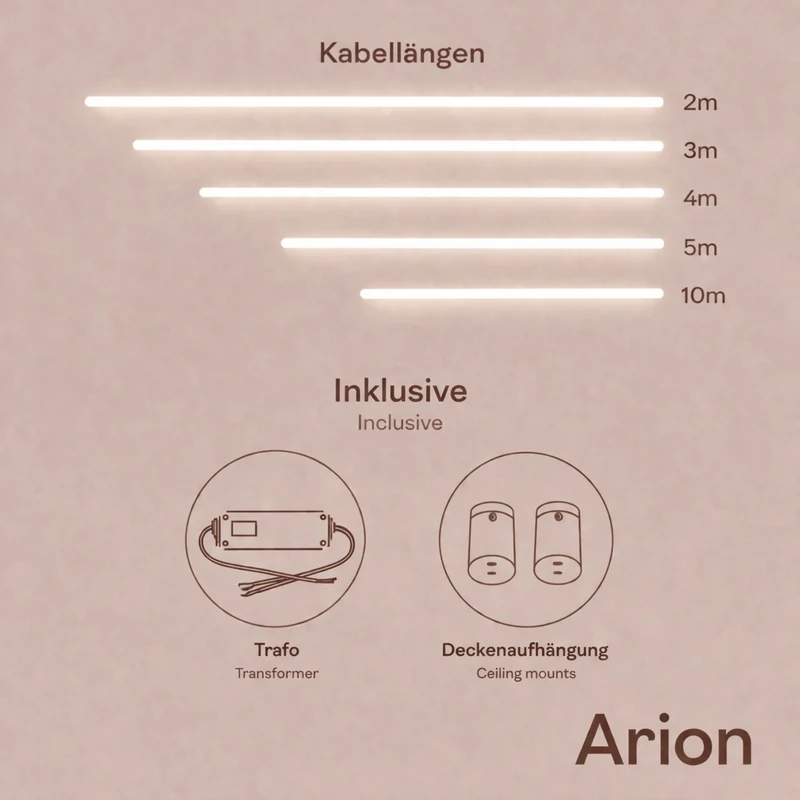 s.luce Arion LED Hänge- & Deckenlampe Licht-Schlauch