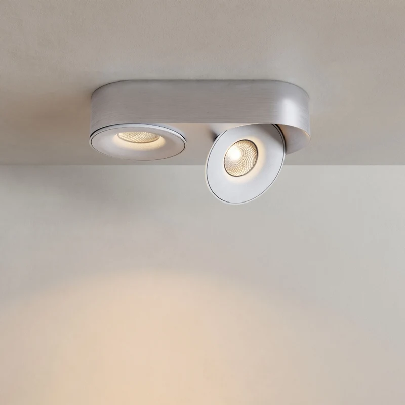 s.luce Santa Duo LED-Deckenleuchte schwenkbar 2-flammig