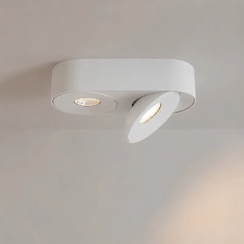 s.luce Santa Duo LED-Deckenleuchte schwenkbar 2-flammig