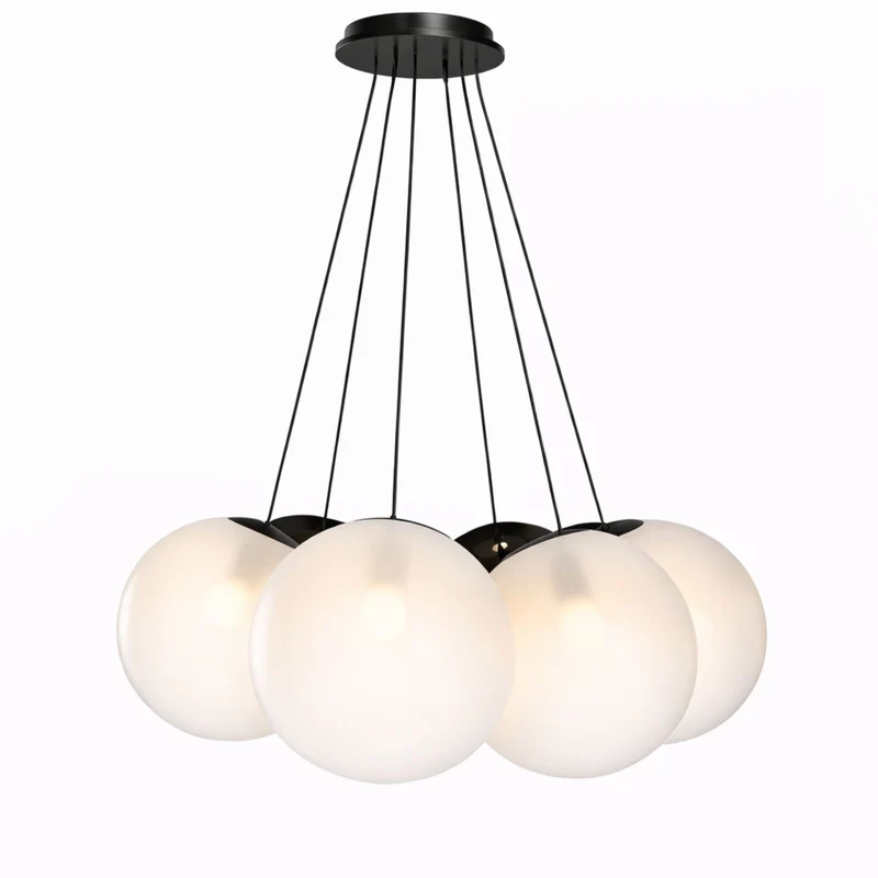 s.luce Orb Cluster Mehrfach-Pendelleuchte 7-flammig 7x40cm