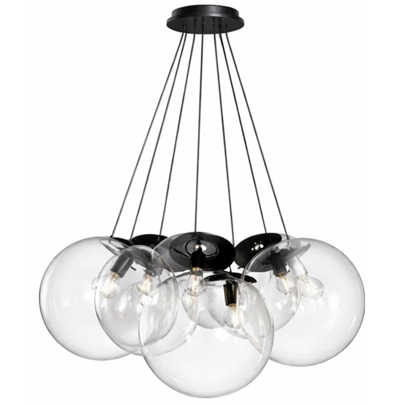 s.luce Orb Cluster Mehrfach-Pendelleuchte 7-flammig 7x40cm