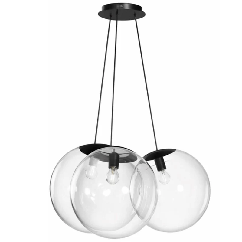 s.luce Orb Cluster Glas-Pendelampe 3-flammig 3x50cm