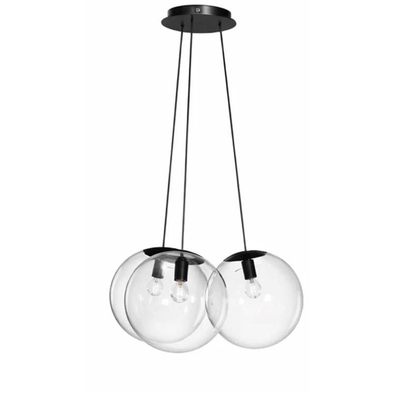 s.luce Orb Cluster Glas-Hängelampe 3-flammig 3x20cm