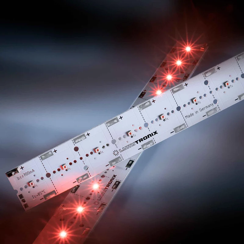 PowerBar V3 LED-Modul Aluminium 12x Osram Oslon SSL LEDs amber 617nm