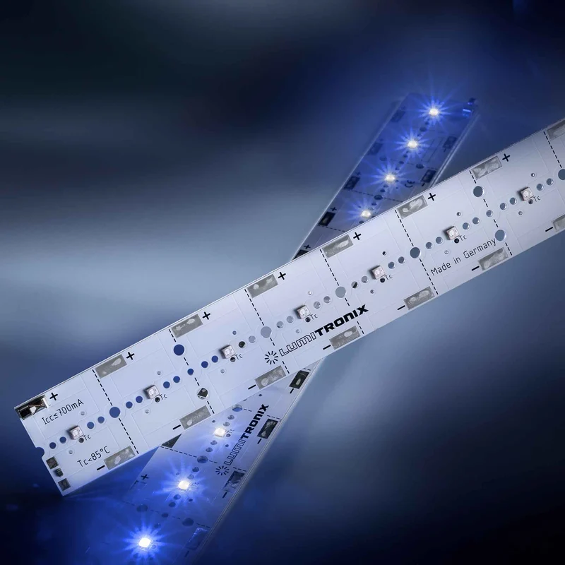 PowerBar V3 LED-Modul Aluminium 12x Osram Oslon SSL LEDs blau 470nm