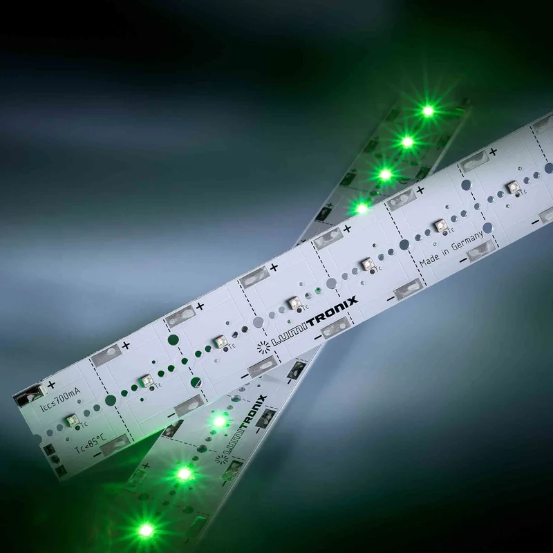PowerBar V3 LED-Modul Aluminium 12x Osram Oslon SSL LEDs grün 528nm