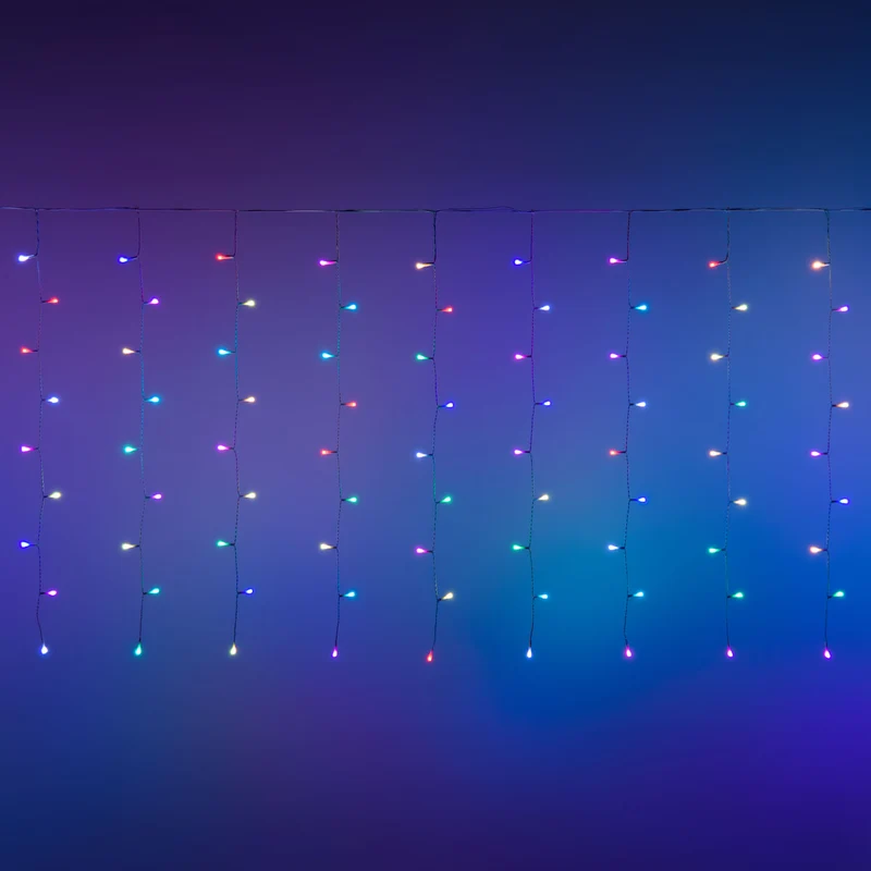 Appy RGB LED-Lichtervorhang, IP44, appgesteuert