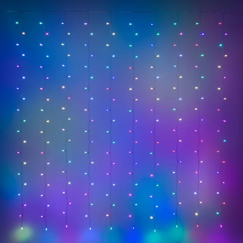 Appy RGB LED-Lichtervorhang, IP44, appgesteuert