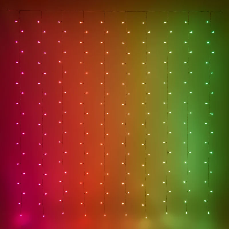 Appy RGB LED-Lichtervorhang, IP44, appgesteuert