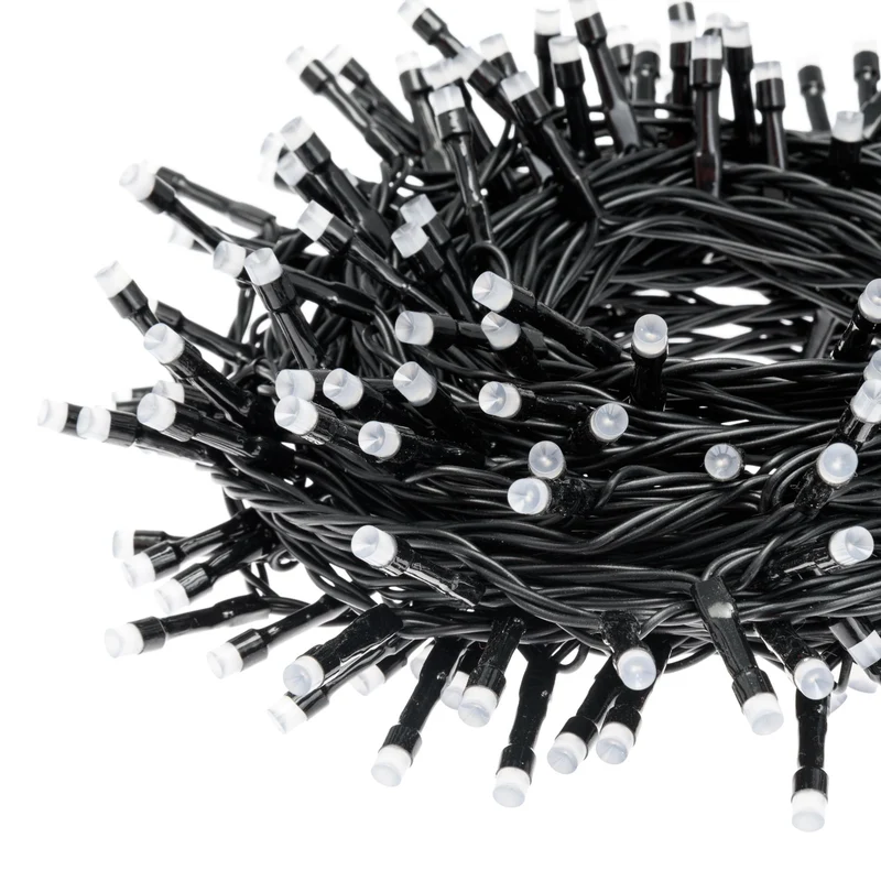 RGB LED-Lichterkette Appy, 200 LEDs, 20m, IP44, appgesteuert