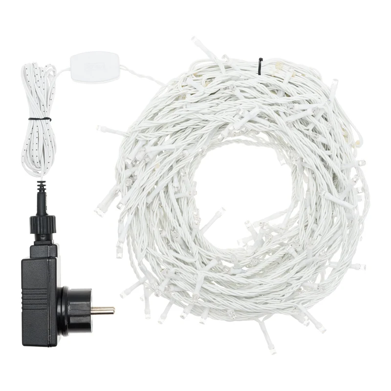 Crazy RGB LED-Lichterkette Eisregen, 180 LEDs, 6m, IP44