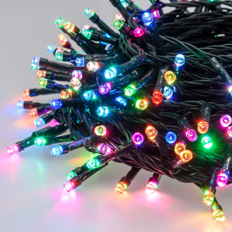 Crazy RGB LED-Lichterkette, 200 LEDs, 20m, IP44