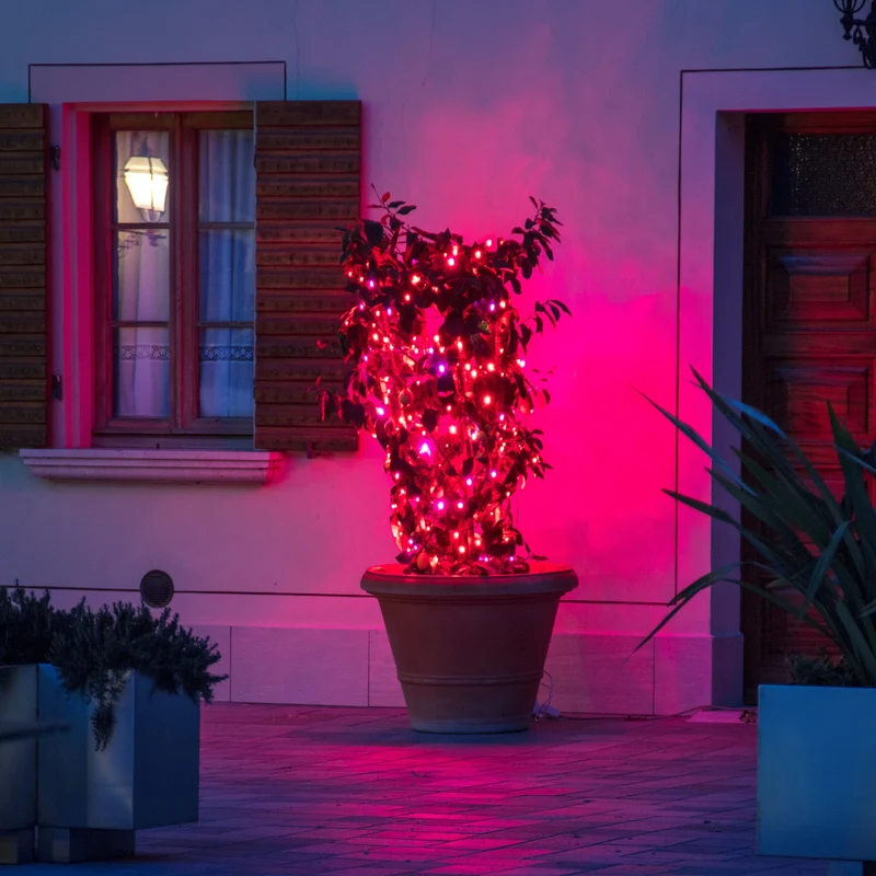 Crazy RGB LED-Lichterkette, 200 LEDs, 20m, IP44